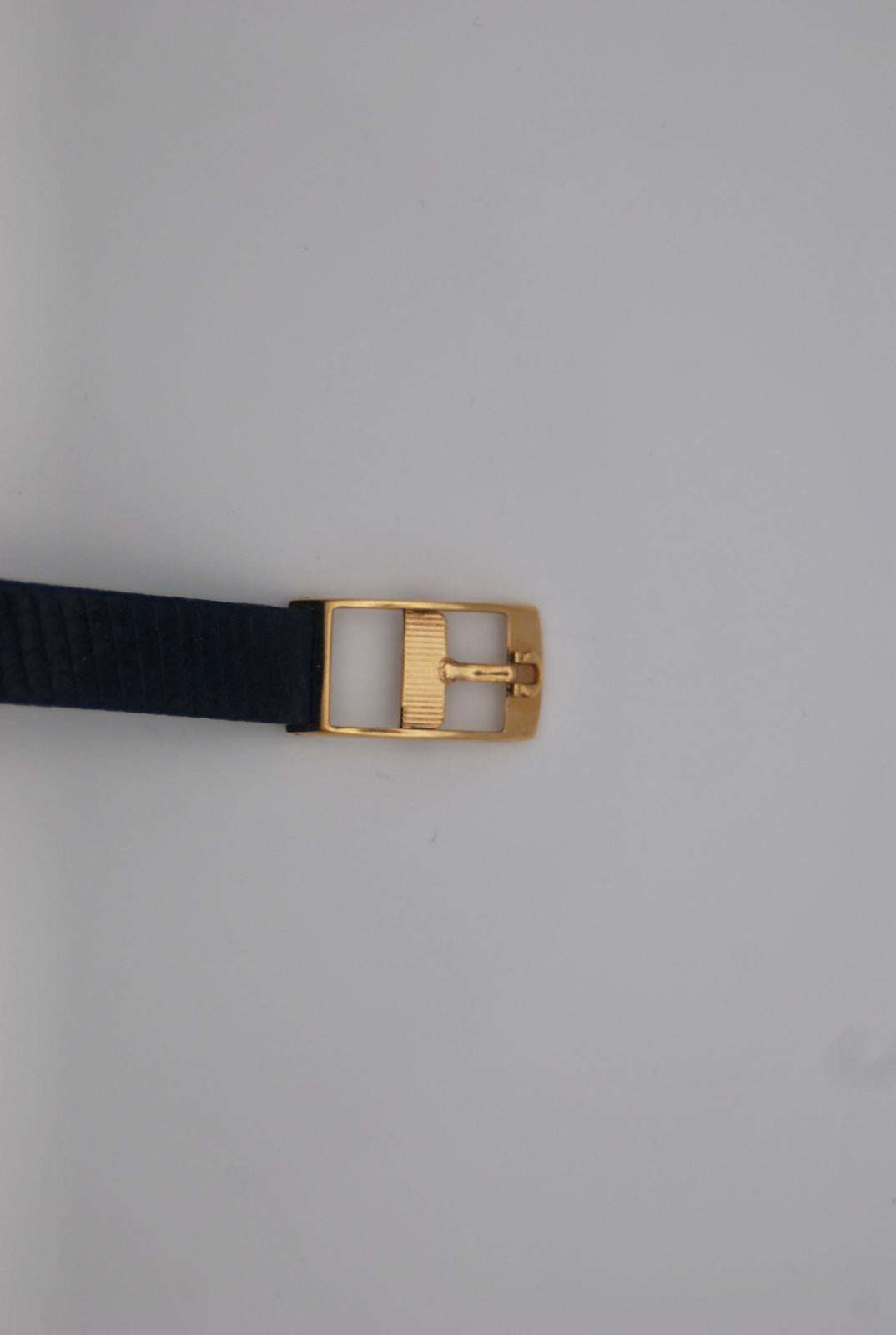 Omega De Ville Manual Wind 20 Micron Gold Plated Blue Dial