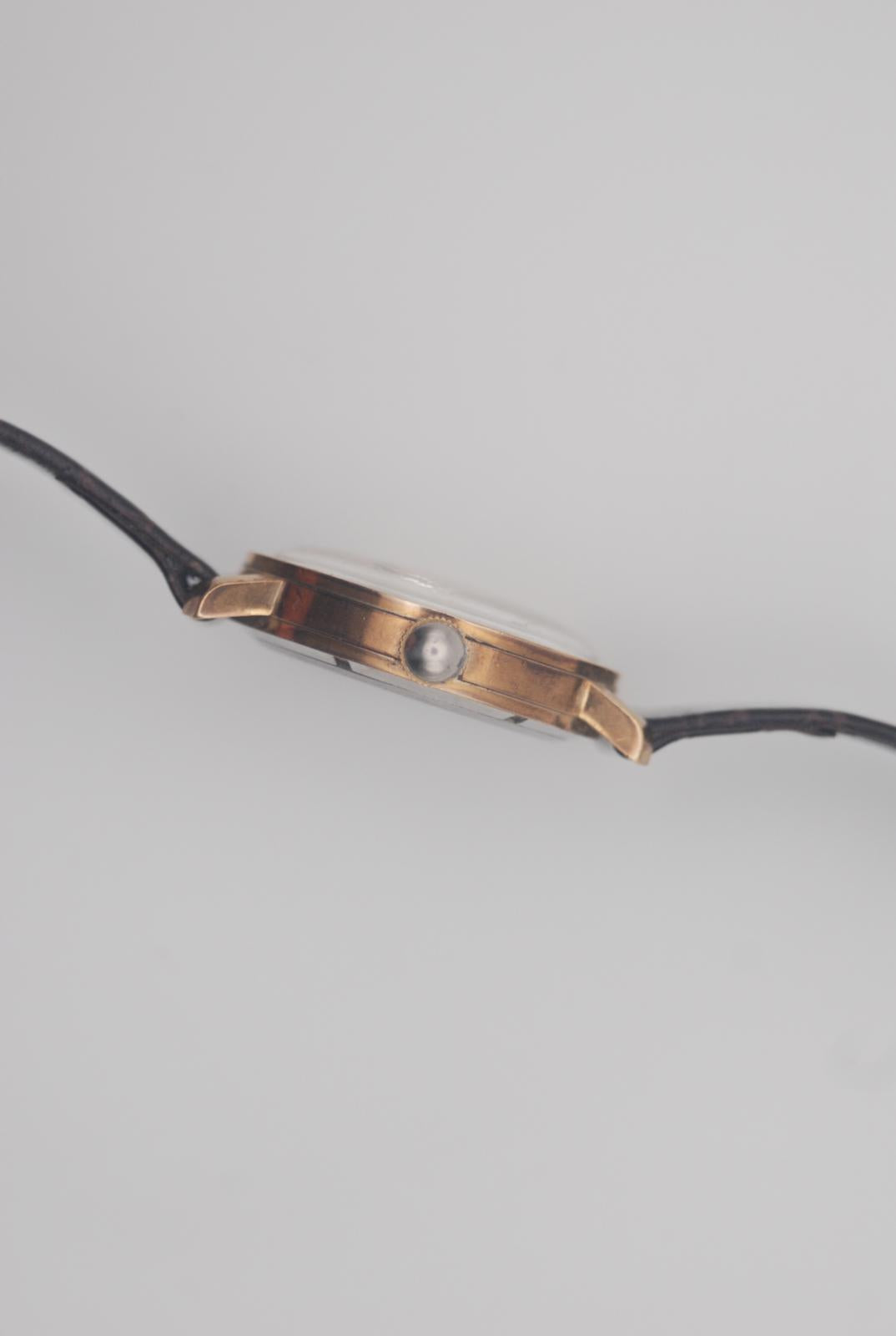 Birks Eterna Manual Wind Gold Plated Watch Original Box Original Strap and Clasp