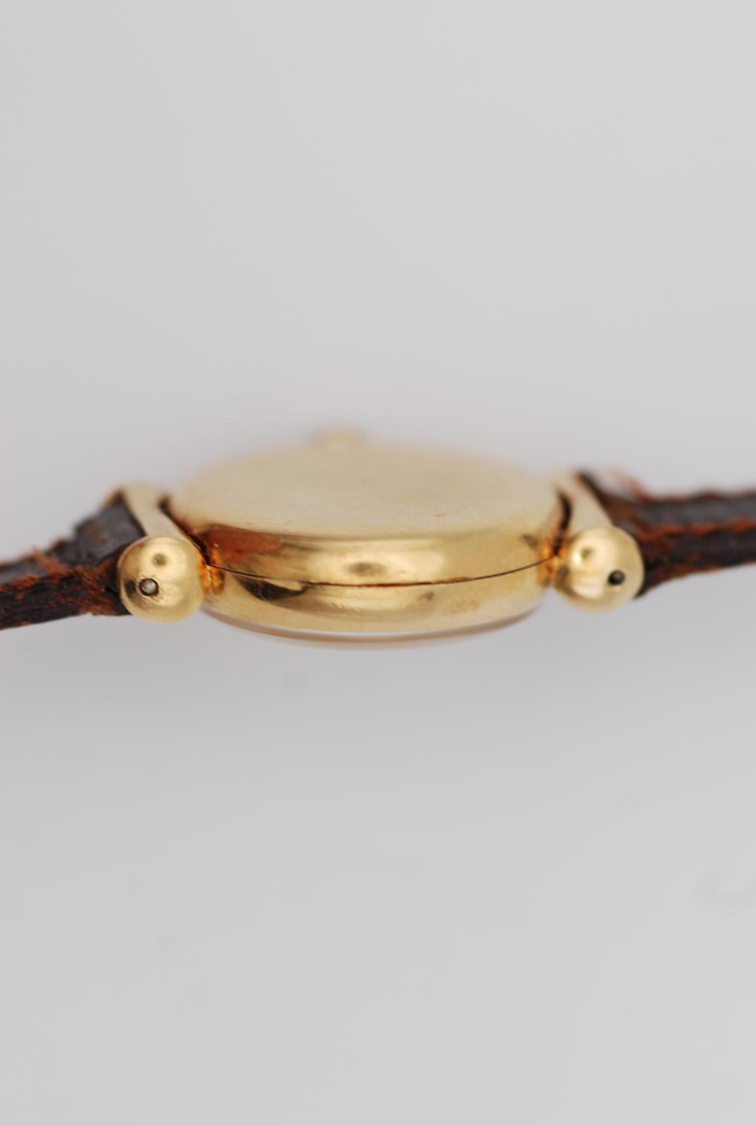 Omega 18k Solid Gold Ladies Manual Wind Watch 20mm - Just Serviced