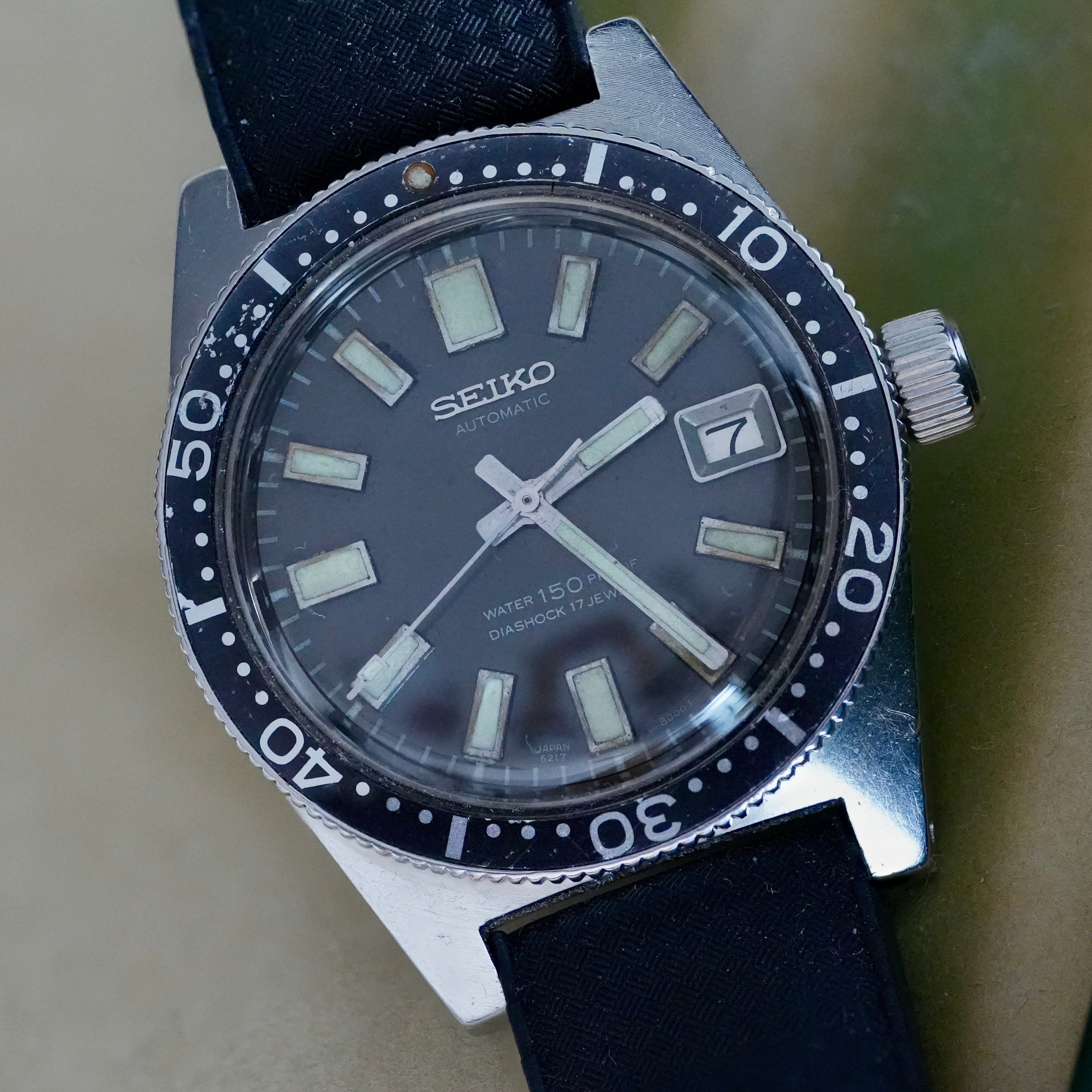 Seiko 62MAS DIVER 6217-8001 Big Crown Serviced