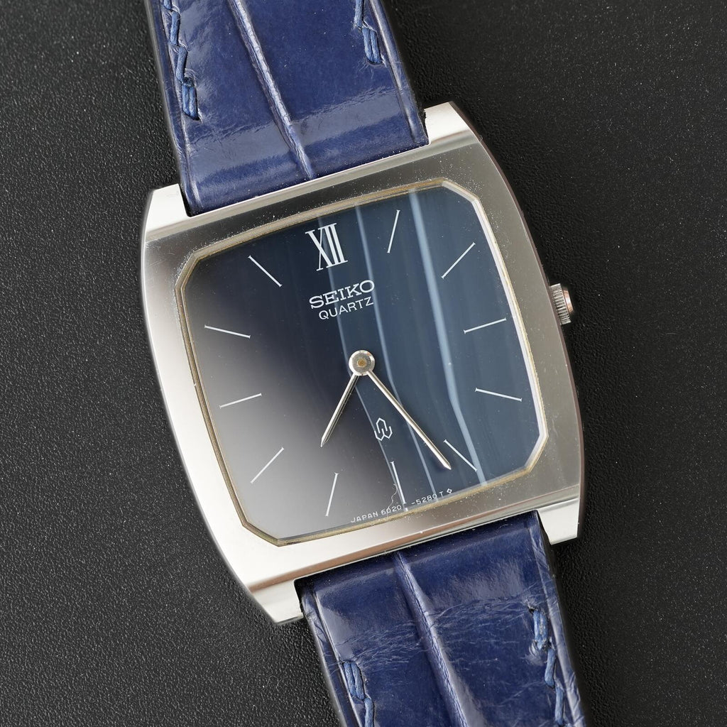 Seiko Sardonyx Stone Dial 6020-5280 with Silver Hard Alloy Cobalt Case (SHAC)