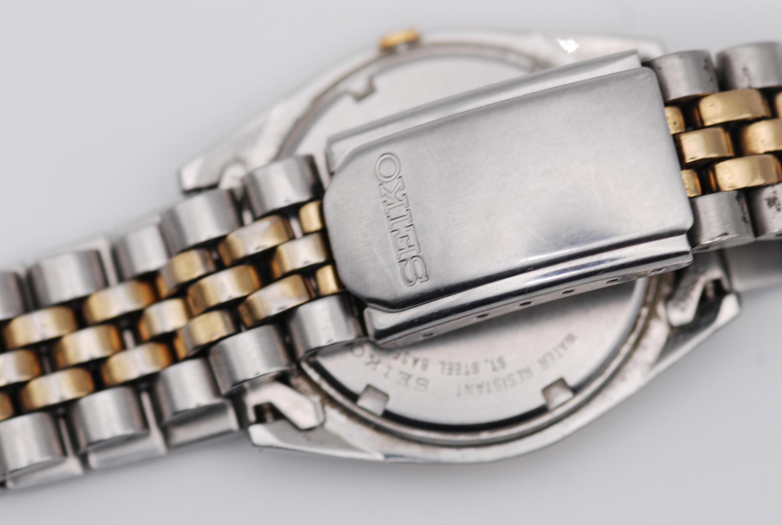 Seiko 7N42-8111 President Watch Two-Tone Quartz