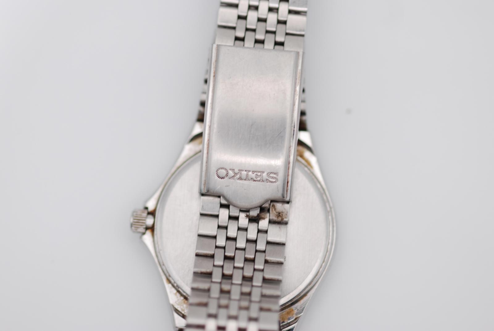 Seiko 7N43-7B70 Spirit Quartz Arabic Numerals Field Watch 36mm