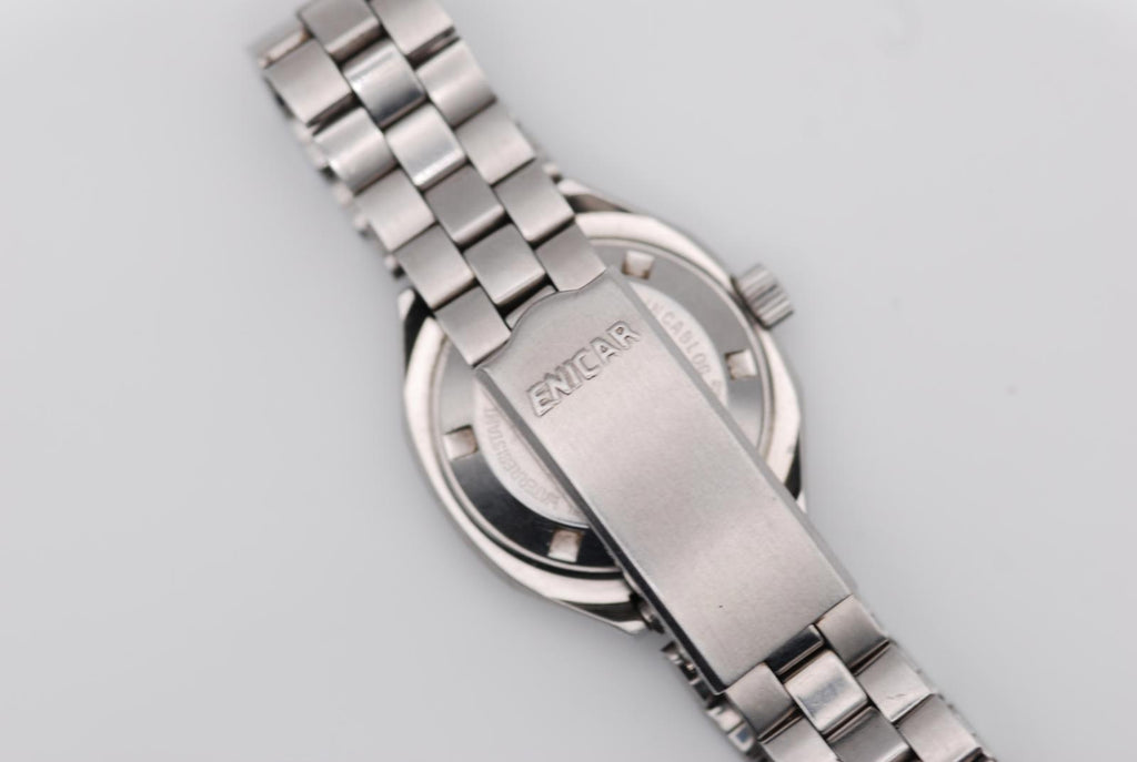 Enicar Ladies Ocean Pearl Automatic Stainless Steel Watch 28mm