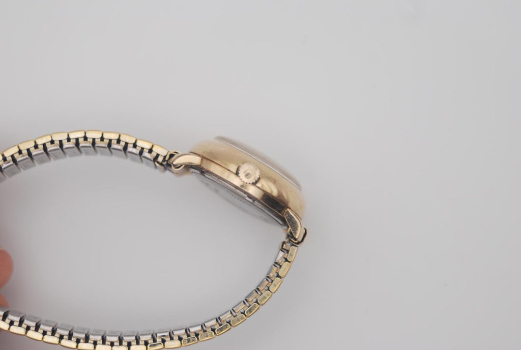 Bulova Gold Plated Accutron Tuning Fork Movement 1979 Running Well