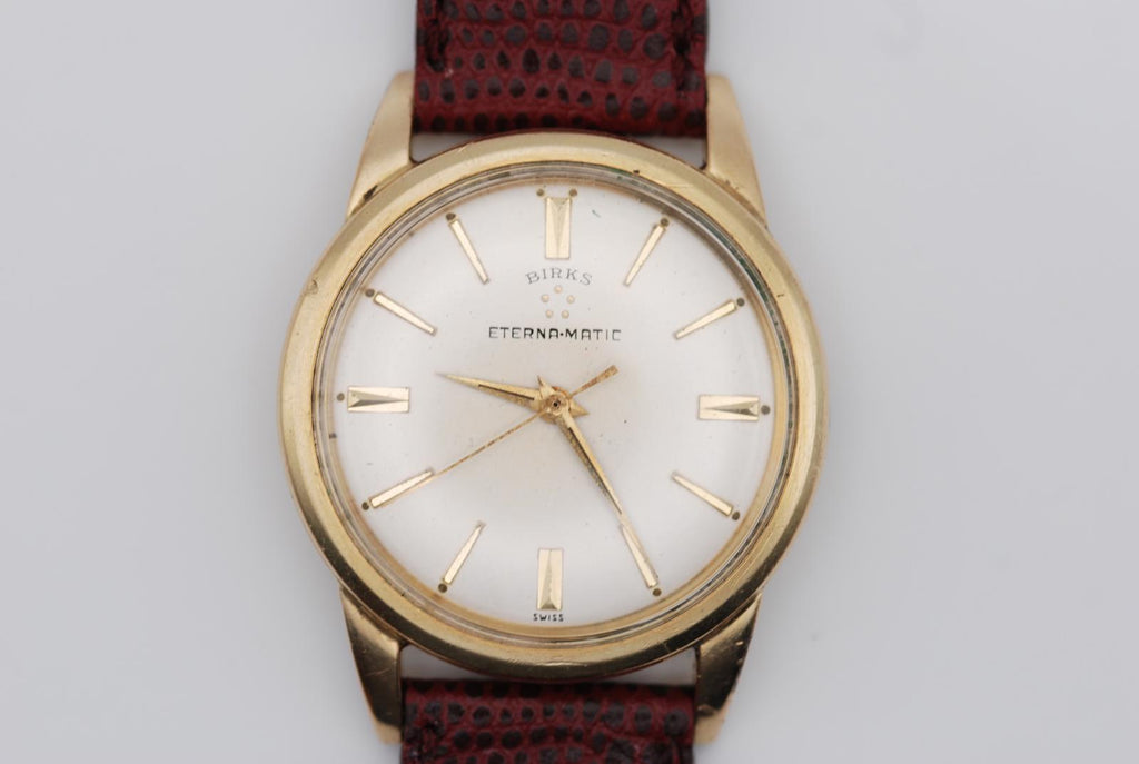 Birks Eternamatic Gold Plated 36mm Automatic Watch Swiss Made