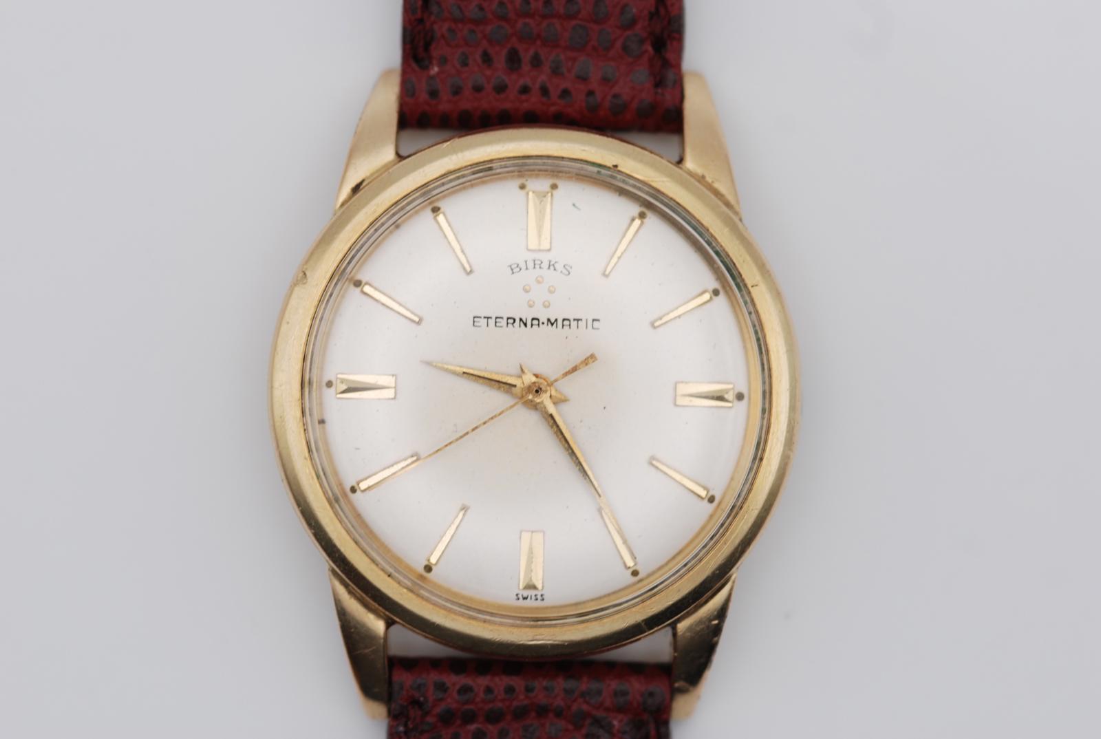 Birks Eternamatic Gold Plated 36mm Automatic Watch Swiss Made