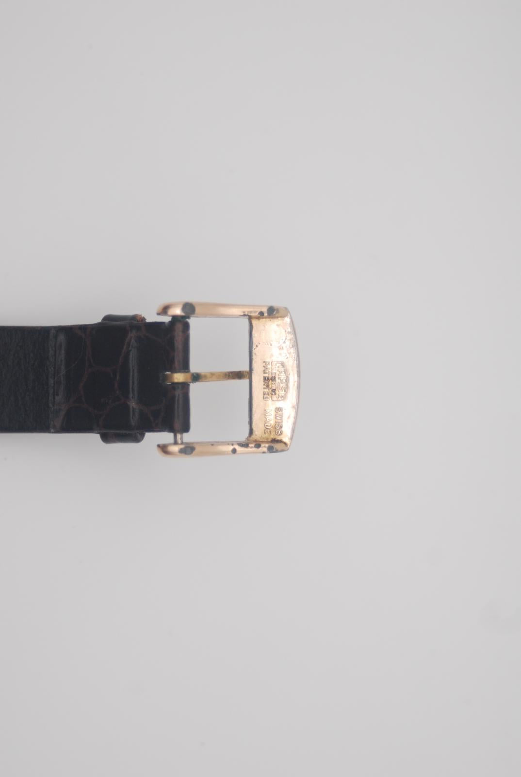 Birks Eterna Manual Wind Gold Plated Watch Original Box Original Strap and Clasp