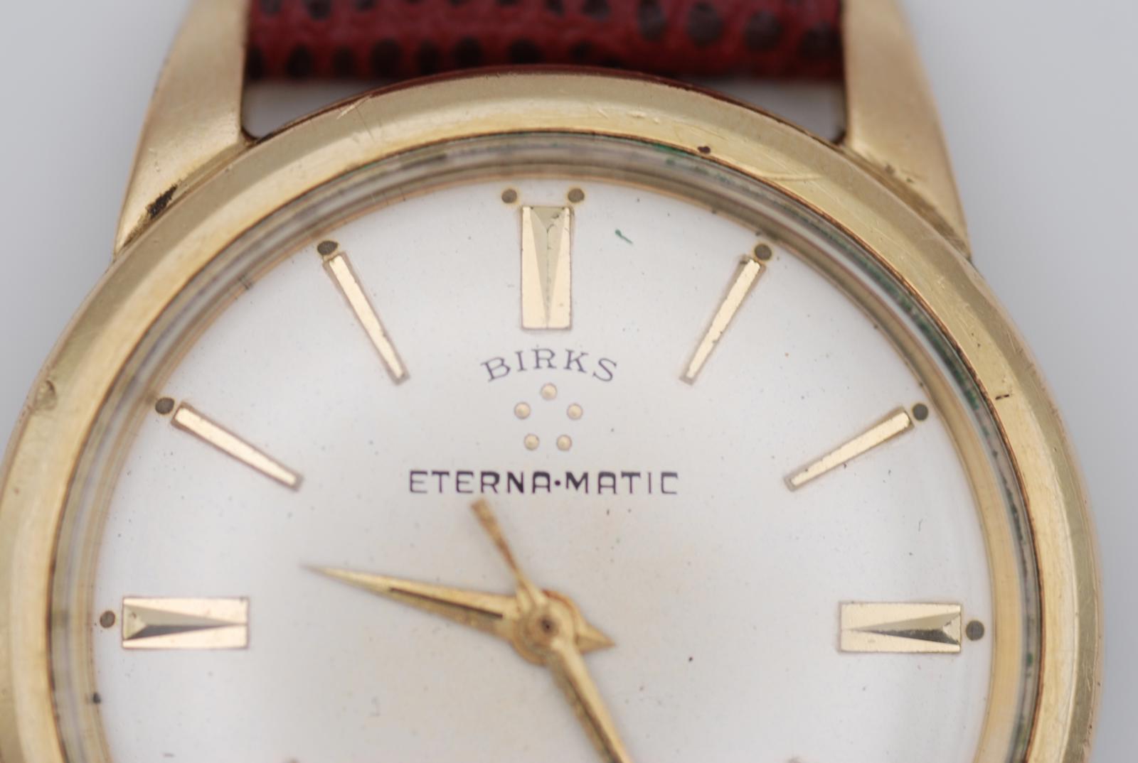 Birks Eternamatic Gold Plated 36mm Automatic Watch Swiss Made