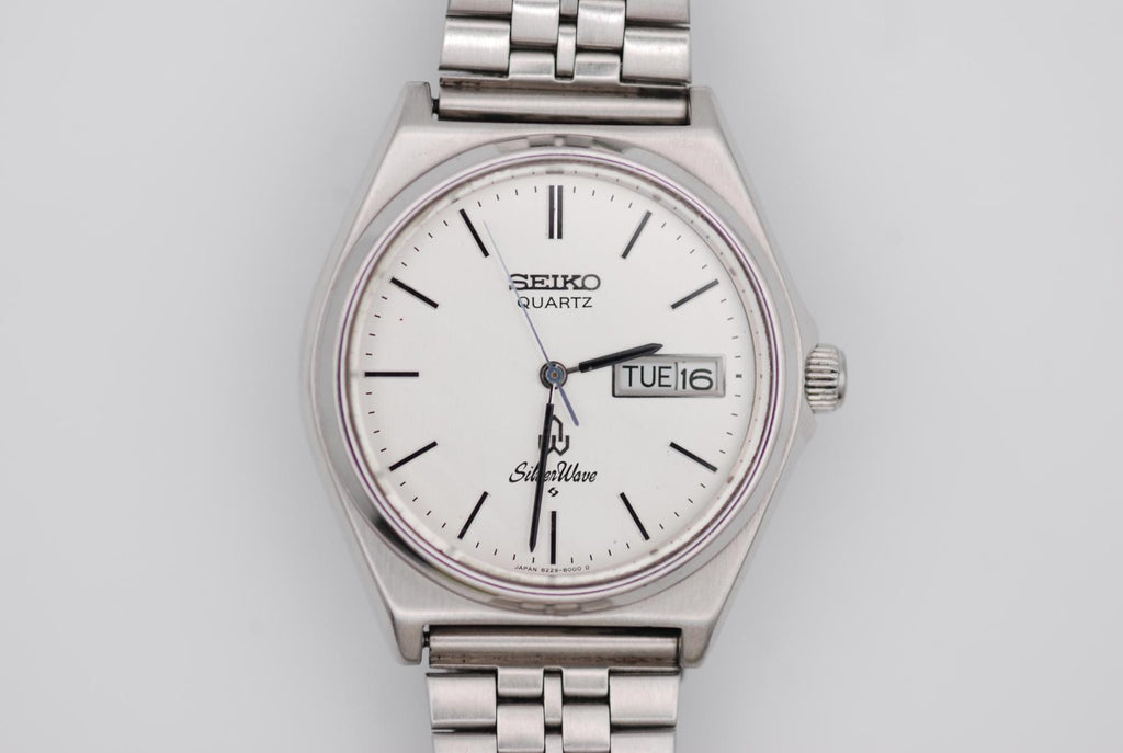 Seiko 7546-7090 Silverwave 36mm Quartz Watch Day Date