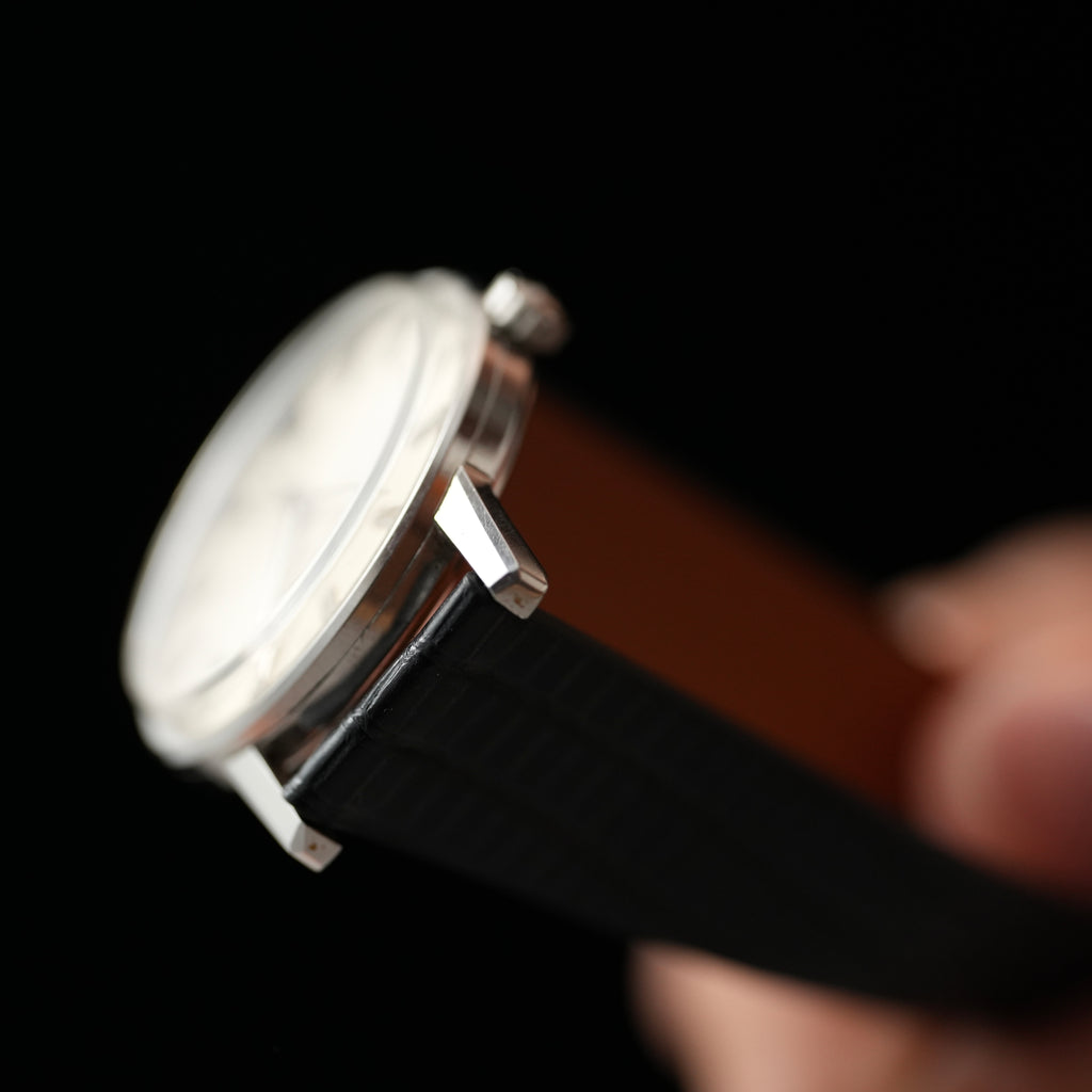 King Seiko First J14012E Special Dial (SD) - New Lizard Grain Strap from HandDn