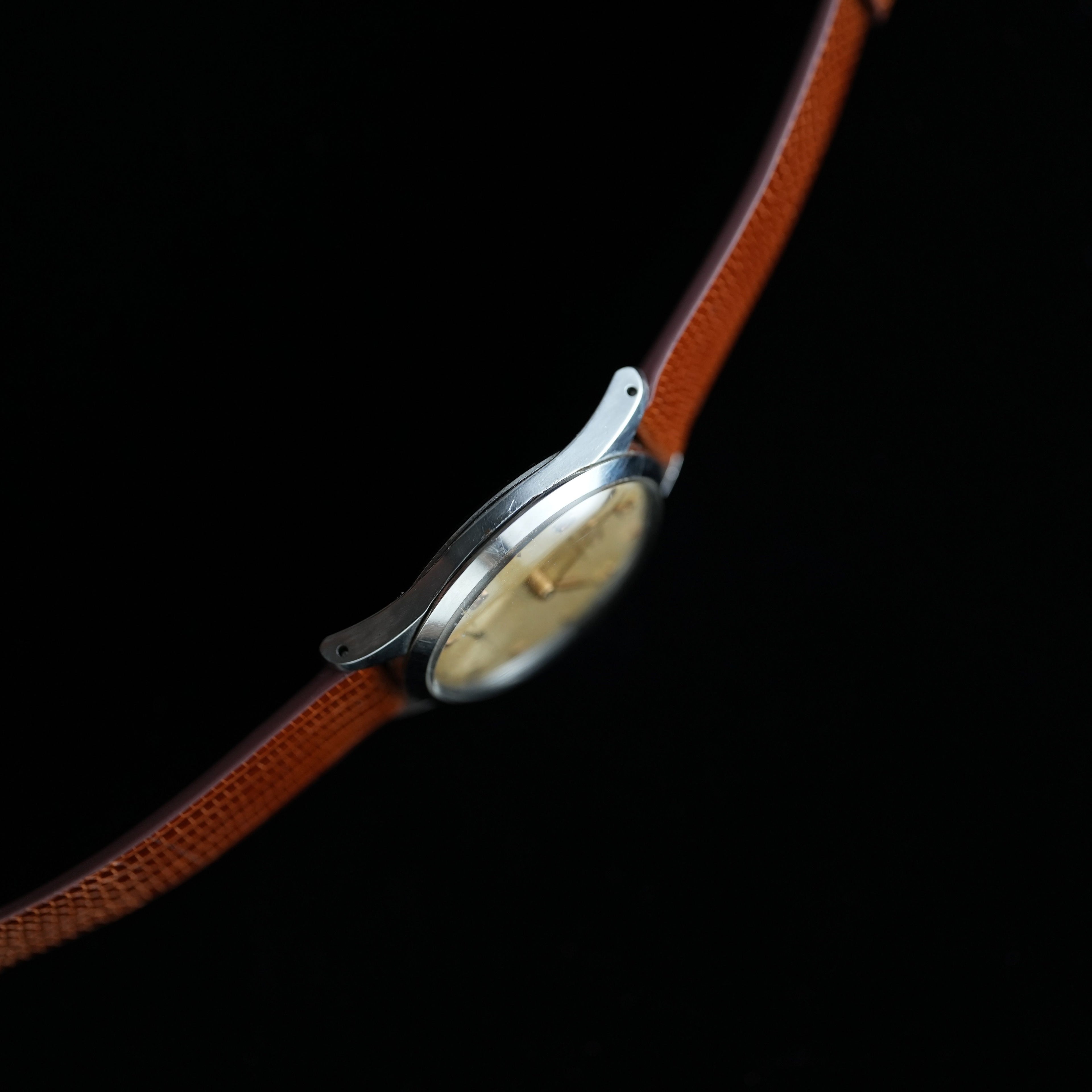 Omega Ref. 2750 Sub Second 1952 Calibre 266 Brand New Lizard Grain Strap from HandDn