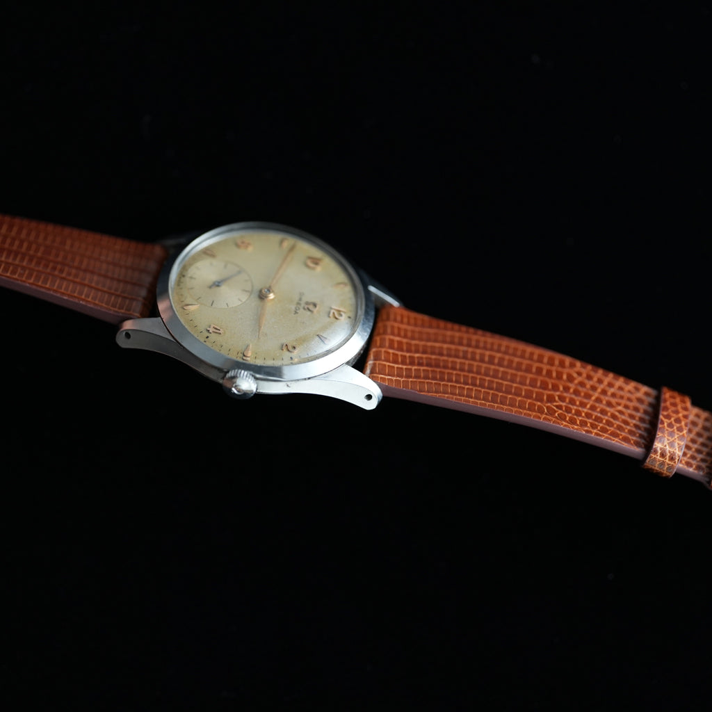Omega Ref. 2750 Sub Second 1952 Calibre 266 Brand New Lizard Grain Strap from HandDn