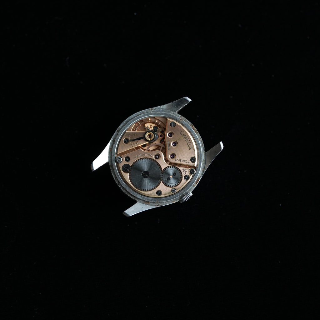 Omega Ref. 2750 Sub Second 1952 Calibre 266 Brand New Lizard Grain Strap from HandDn
