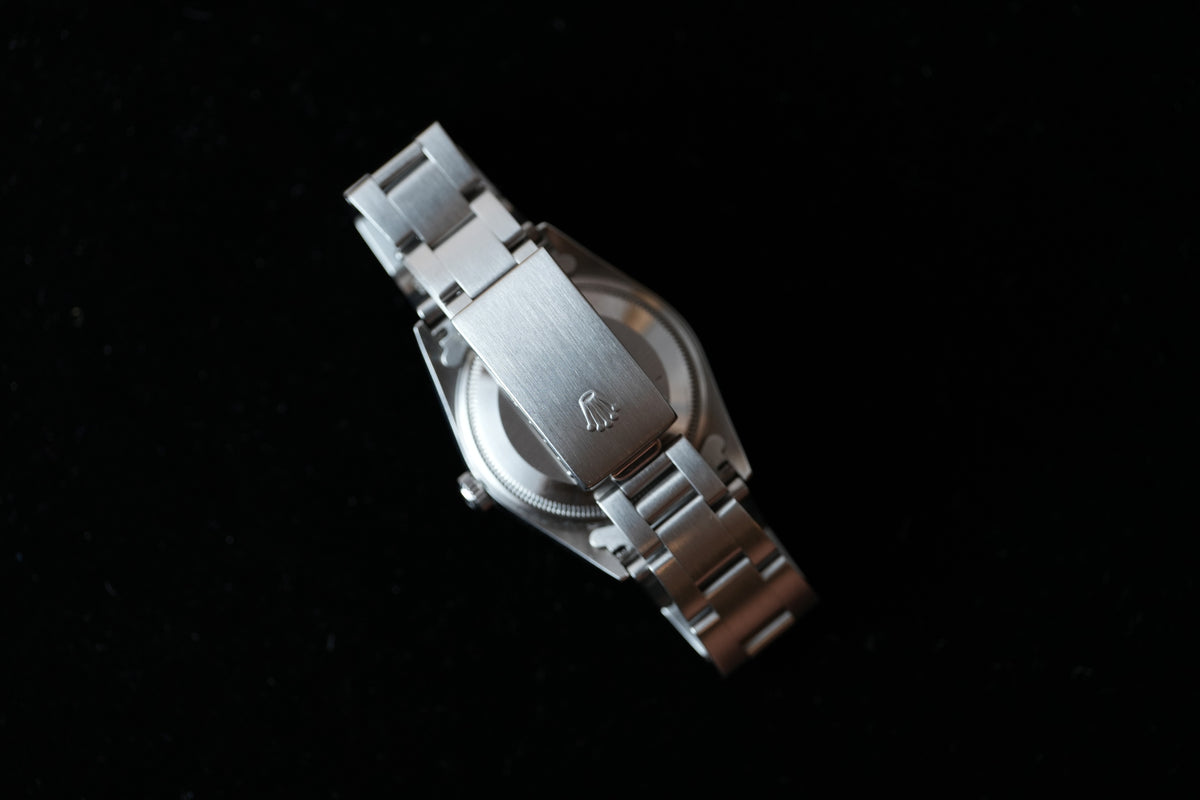 Rolex 15210 Engined Turned Bezel Black Dial Full Set - Just Serviced