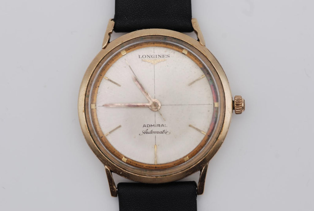 Longines Admiral 1200 Automatic with Cross Hair Dial and 10k Gold Filled Case