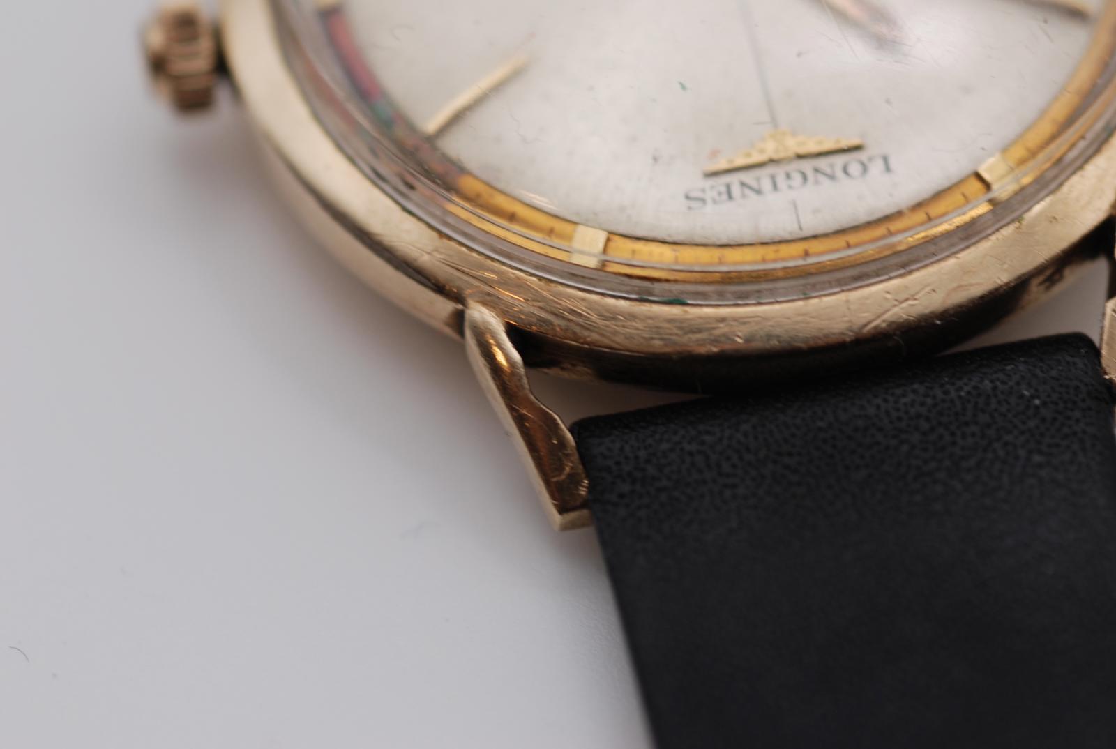 Longines Admiral 1200 Automatic with Cross Hair Dial and 10k Gold Filled Case