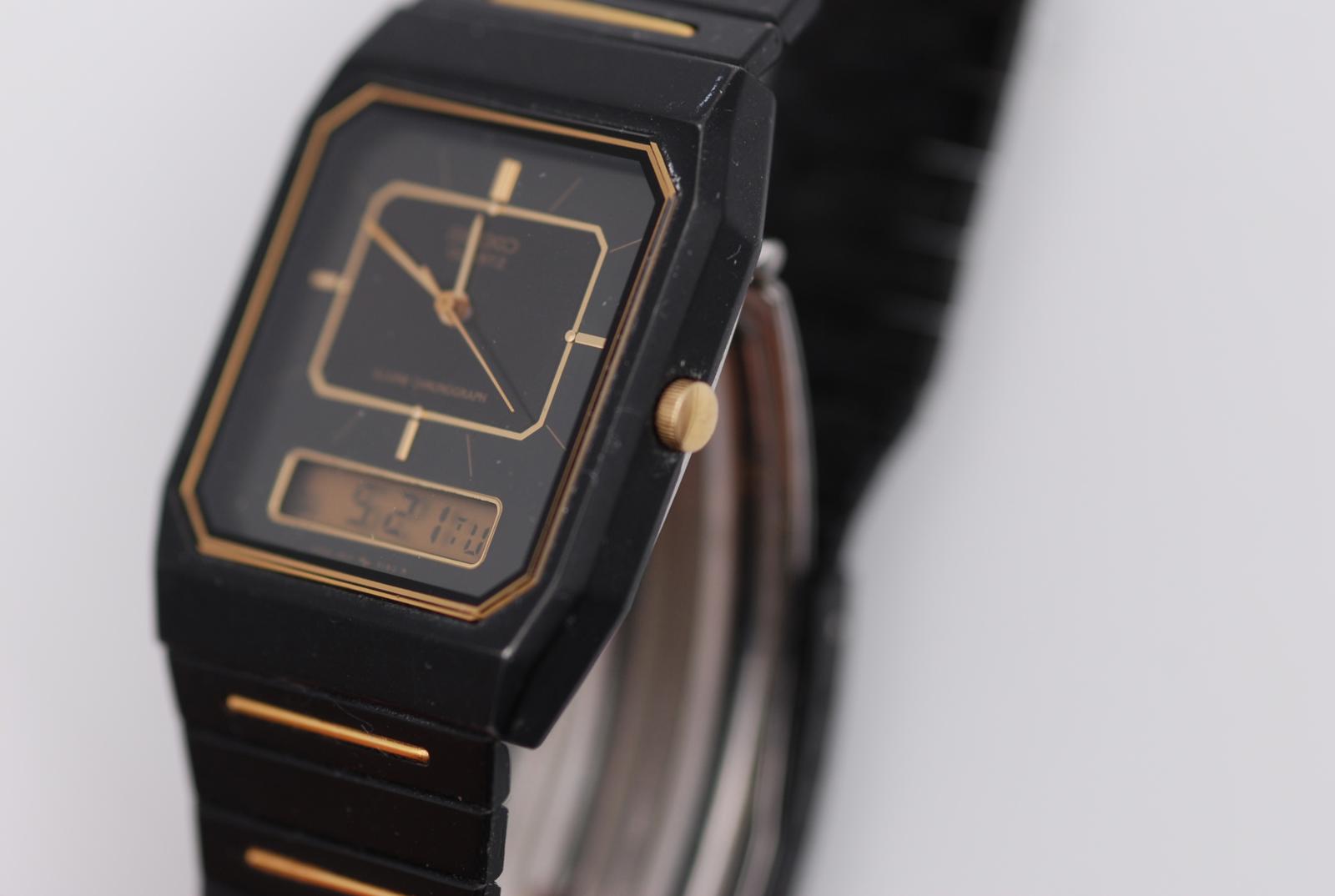 Seiko Analog Digital Alarm Chronograph Watch H601-5179