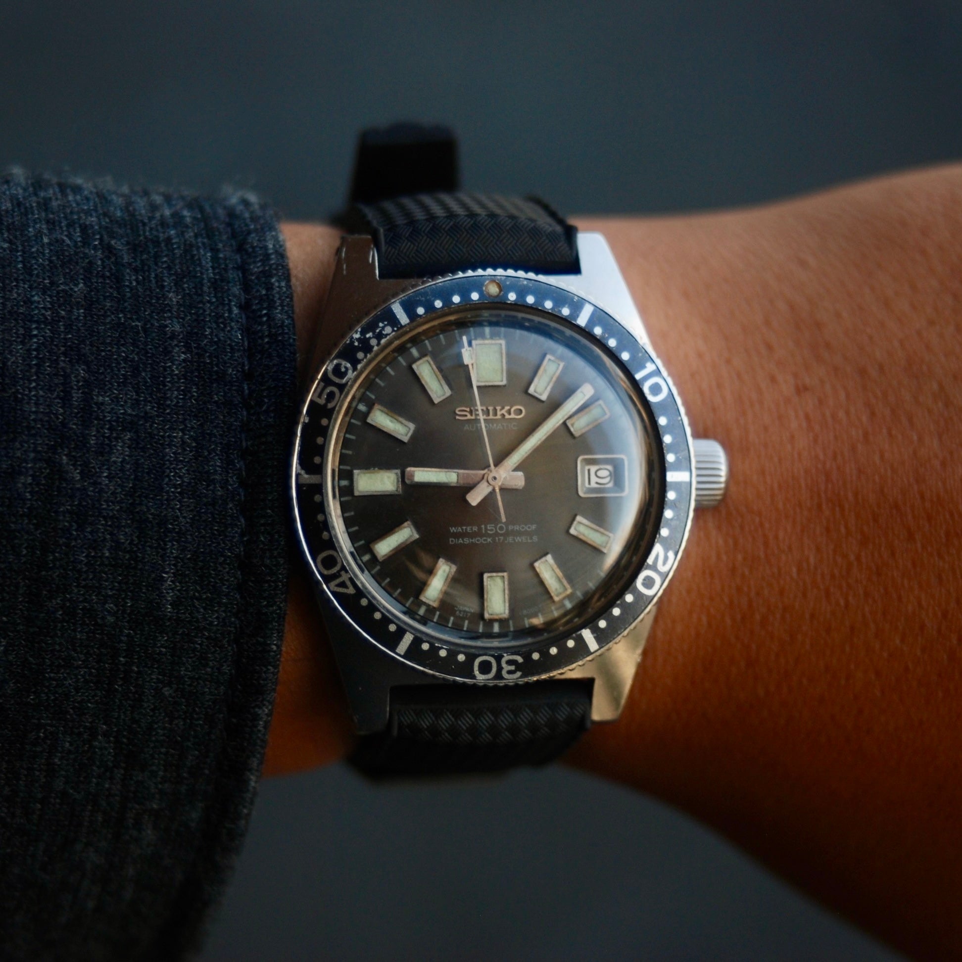Seiko 62MAS DIVER 6217-8001 Big Crown Serviced