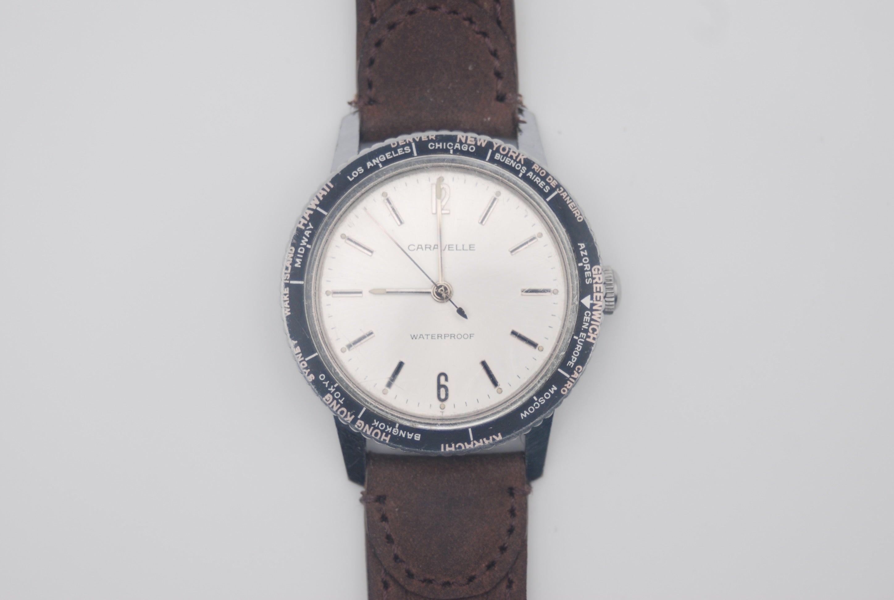 Bulova Caravelle World Time 1960s