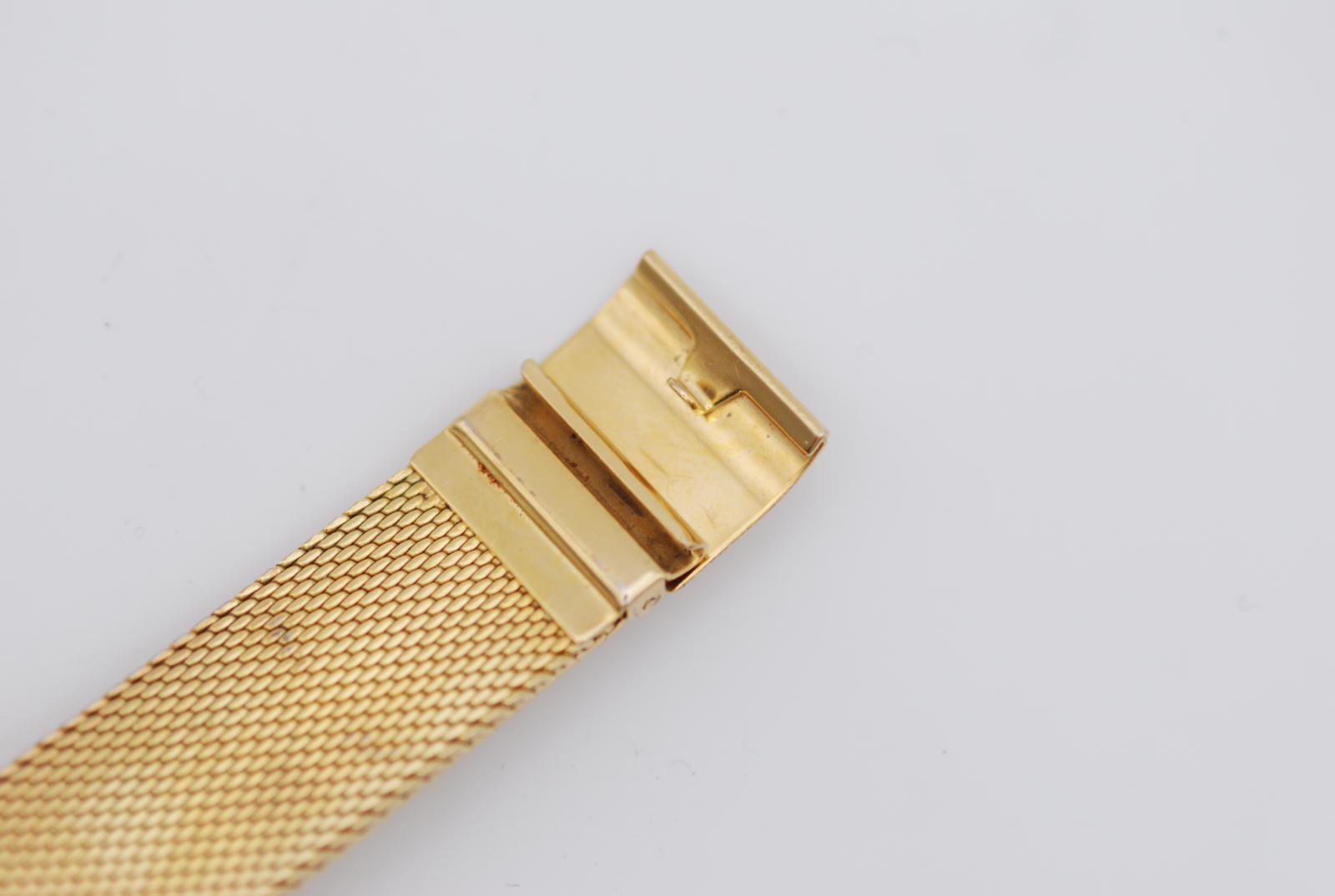 Waltham Black Dial Tank Watch Diamond Indices Snake Skin Pattern Bracelet