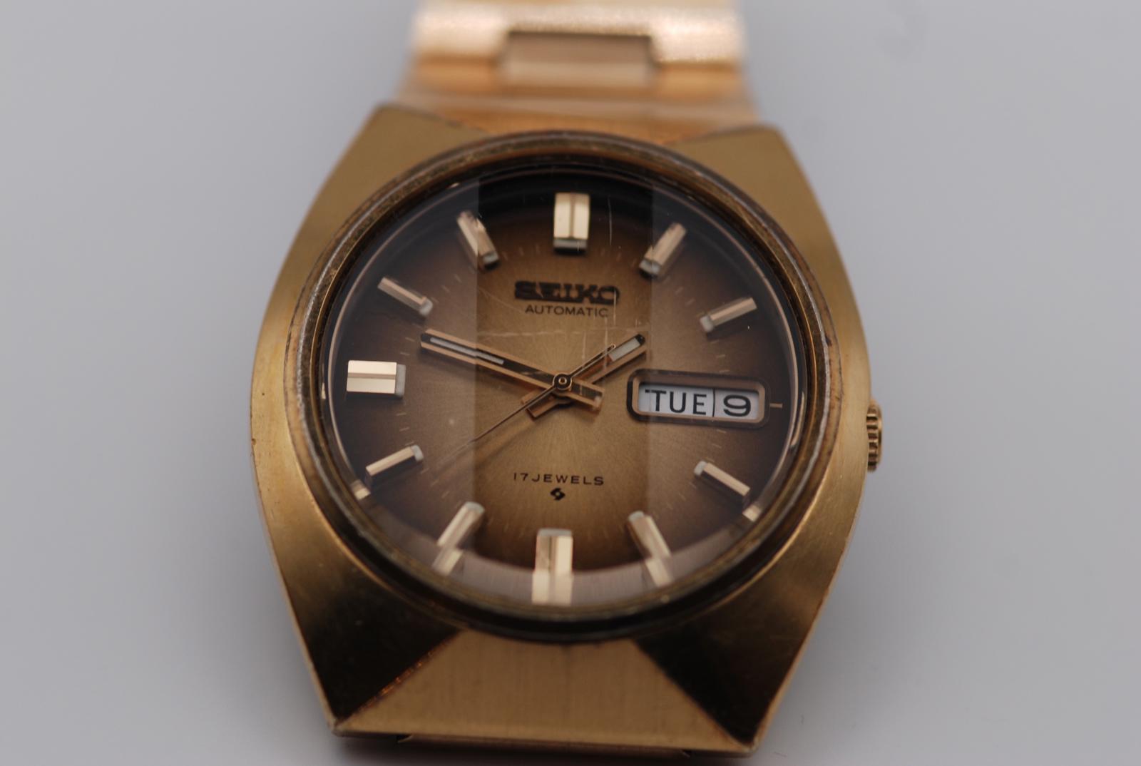 Seiko 6309-7009 Automatic Day Date Faceted Crystal Original Bracelet