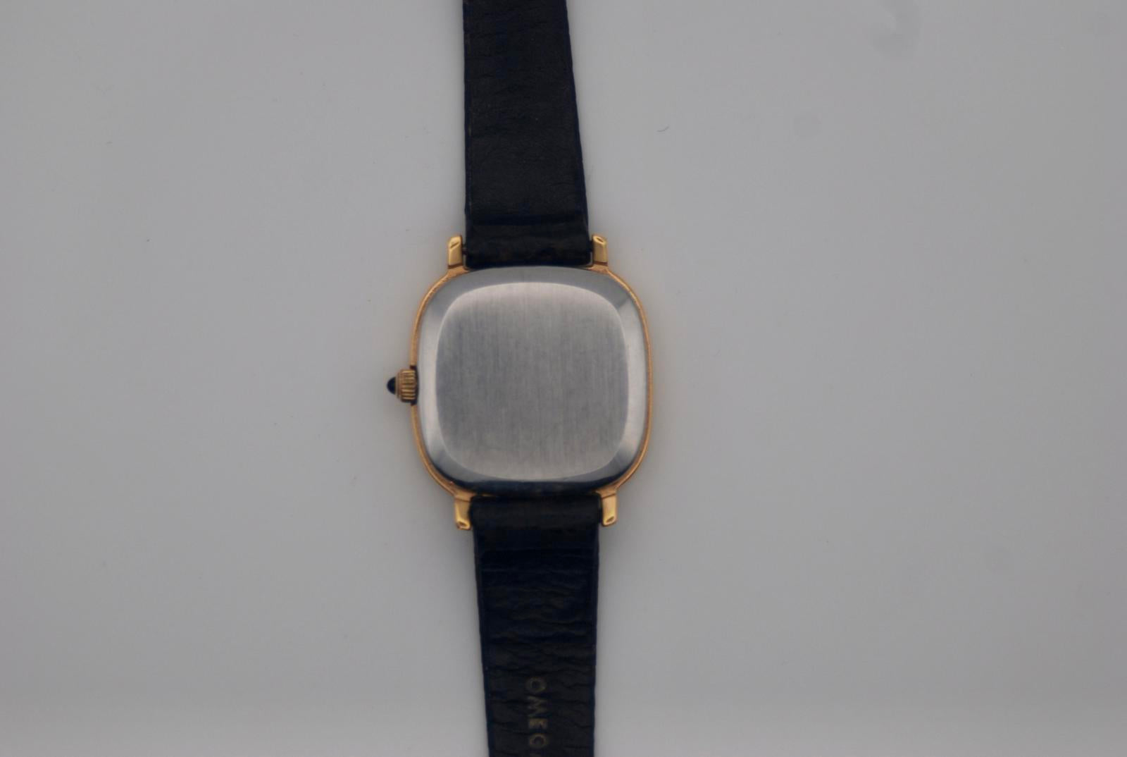 Omega De Ville Manual Wind 20 Micron Gold Plated Blue Dial
